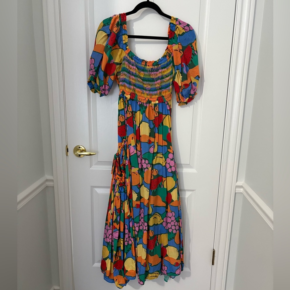 FARM Rio Colorful Floral Midi Dress - Picture 3 of 6